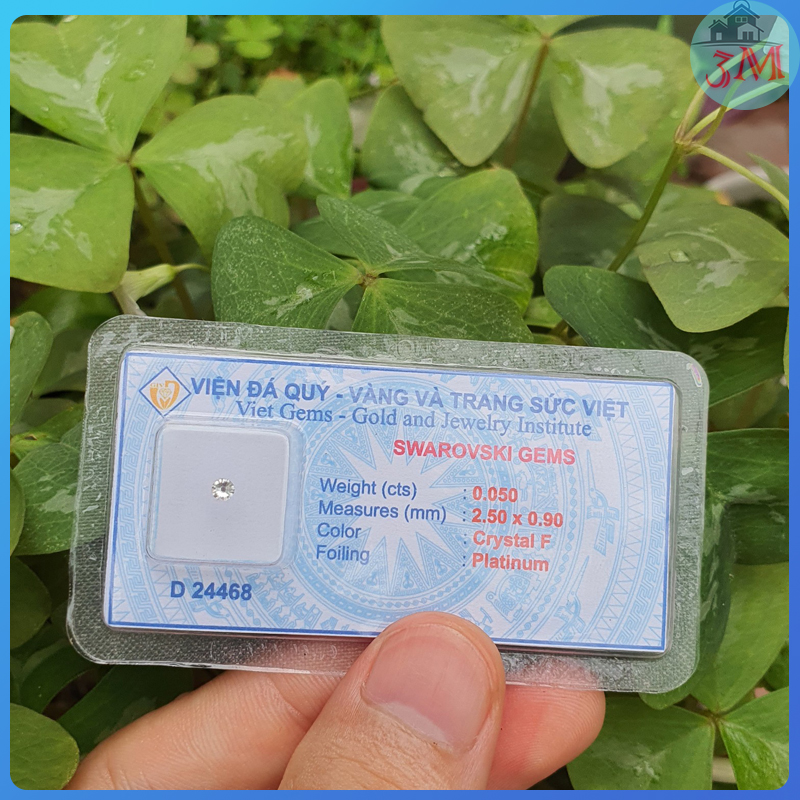 Kim cương nhân tạo vỉ sáng đẹp
