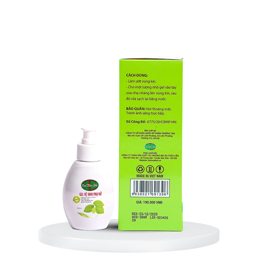 [FreeShip+Quà] Gel Vệ Sinh Phụ Nữ Dạ Thảo Liên 150ml