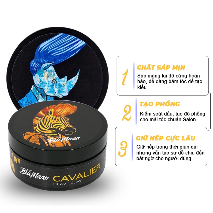 Sáp vuốt tóc nam bluman(Sáp thú)