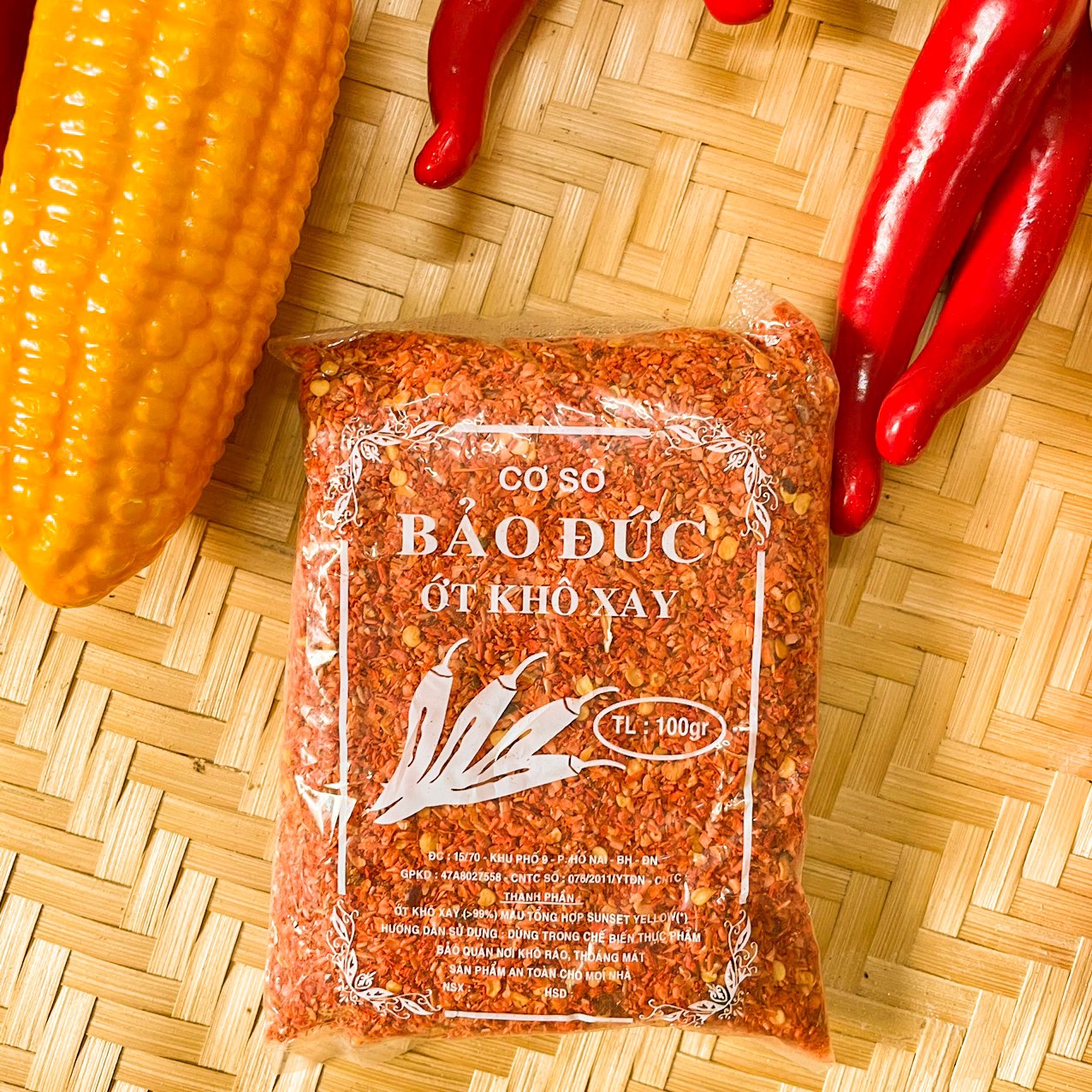Ớt xay bảo đức loại 100gr