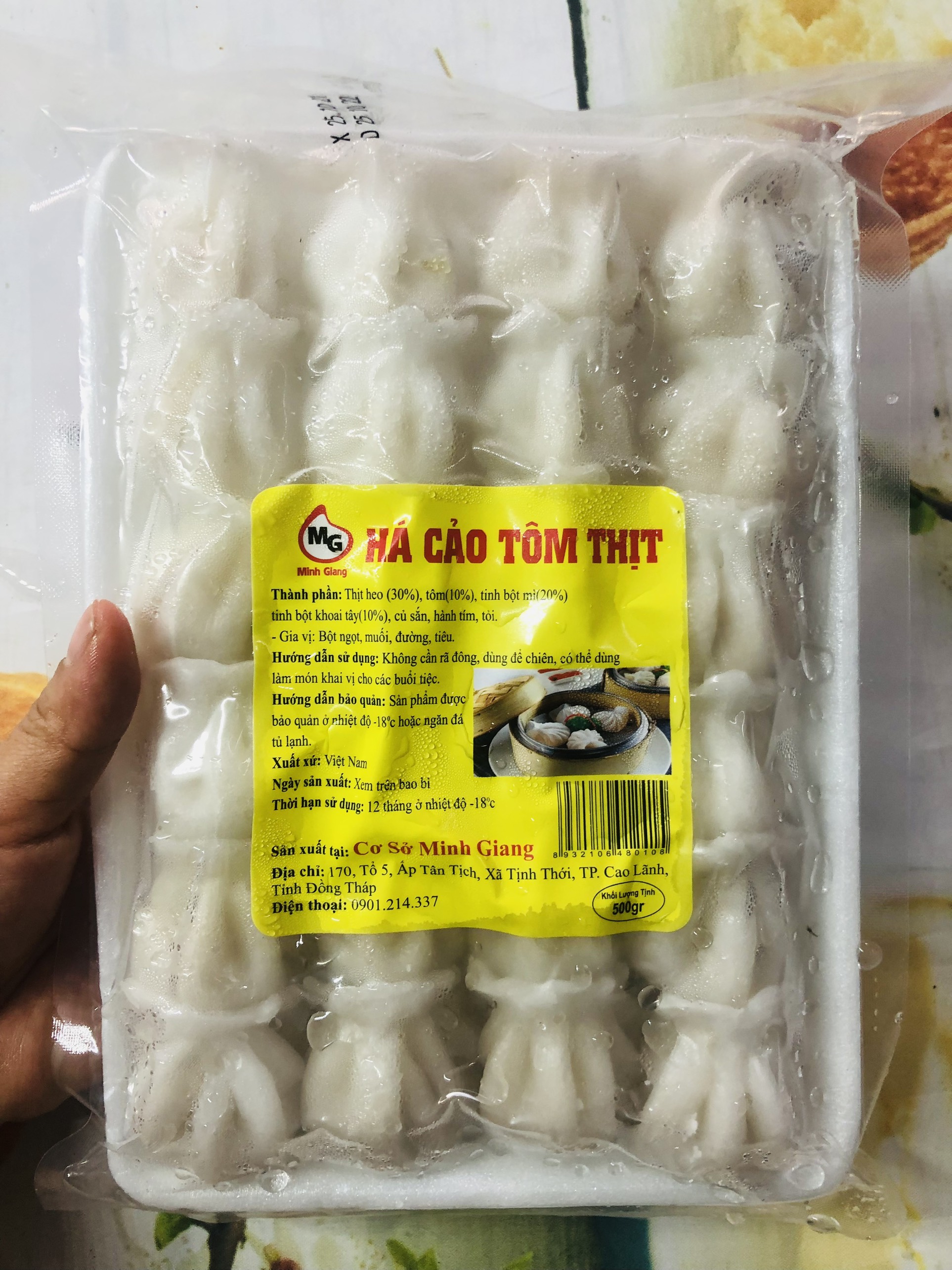 háo cảo tôm thịt 500gr bao ăn , bao ngon