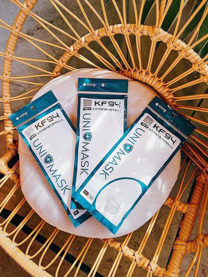 set 50 chiếc khẩu trang4D KF94 Unimask kháng khuẩn cao cấp