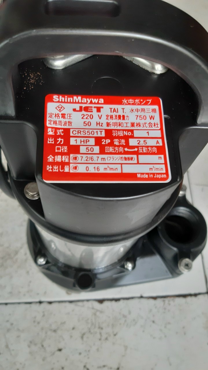 máy bơm chìm bãi nhật 750w_220v