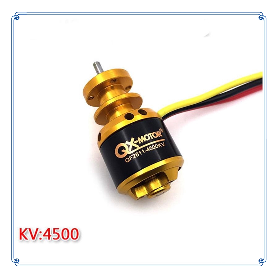 Aziz electronics qf2611 brushless motor 3500kv/4500kv 55mm/64mm ducted fan jet edf 3-4s lipo for rc airplanes