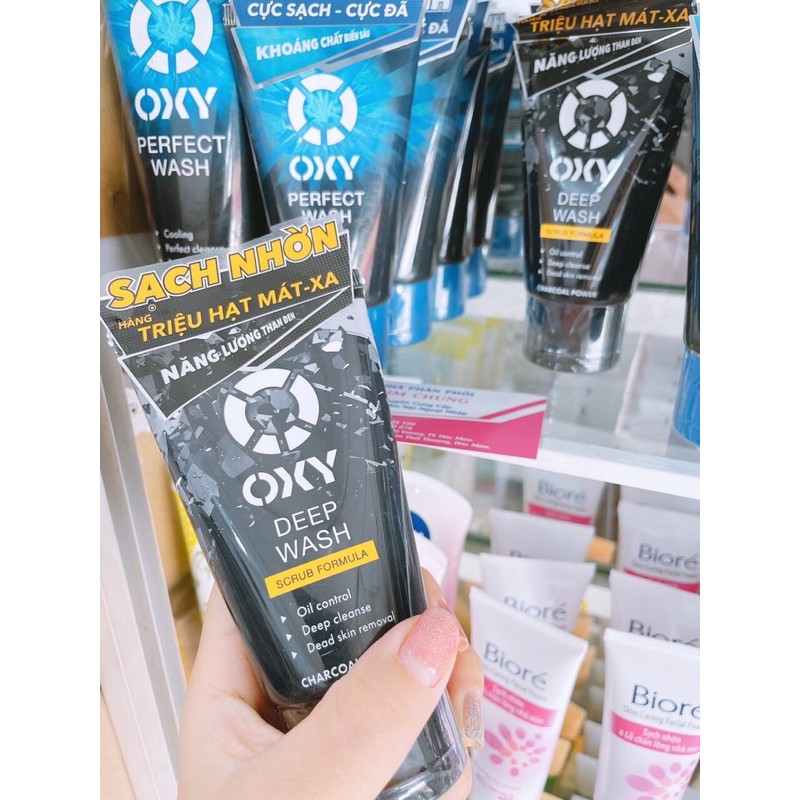 [Tuýp 100g] Sữa rửa mặt Oxy (Sạch nhờn sáng da/ngừa mụn)