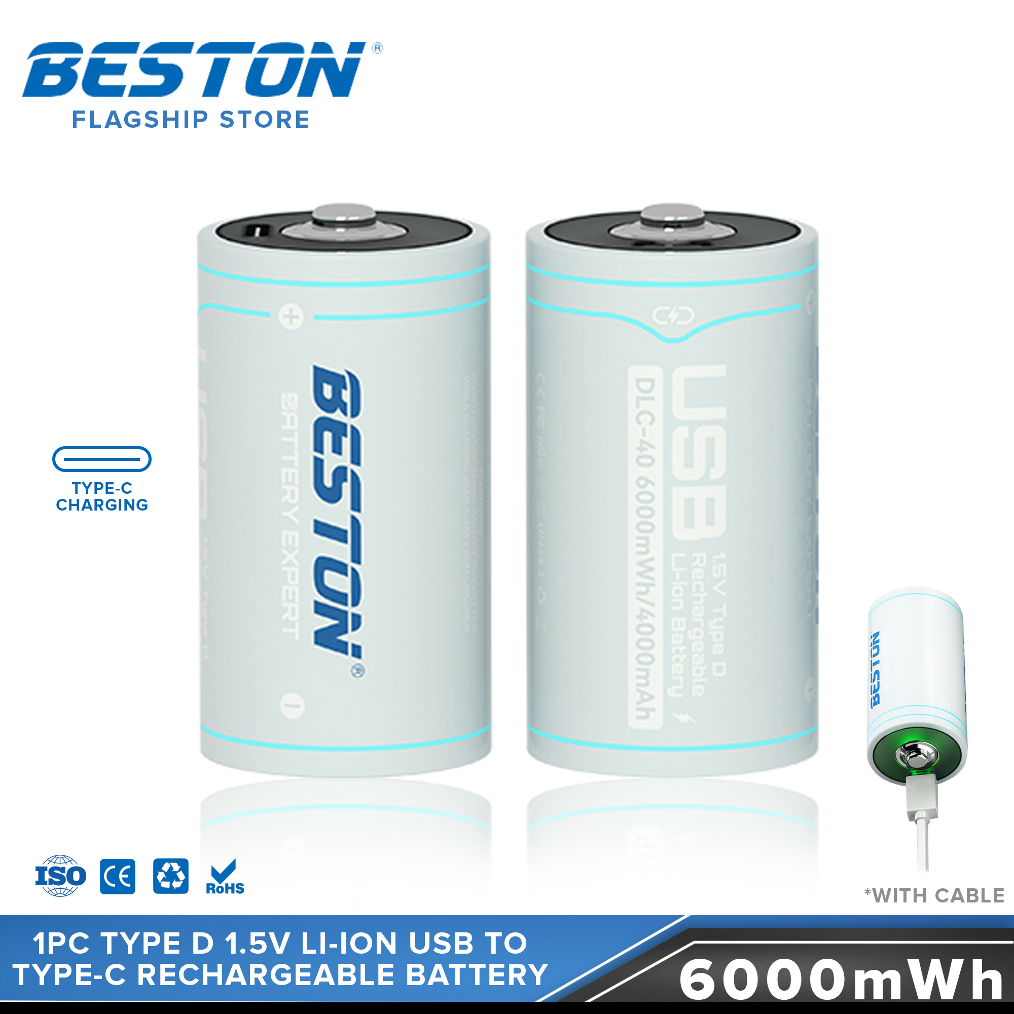 d cell battery usb charger