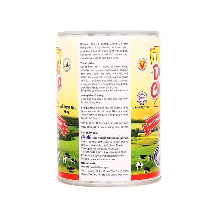 Sữa đặc có đường Dairy Champ lon 1kg