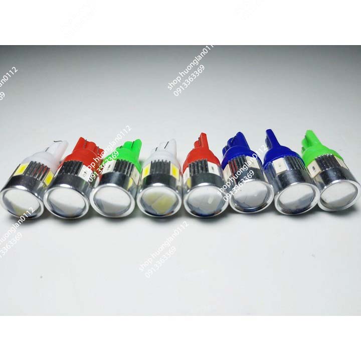 Đèn led xi nhan xe máy đề mi 6 tim led giá 1 chiếc