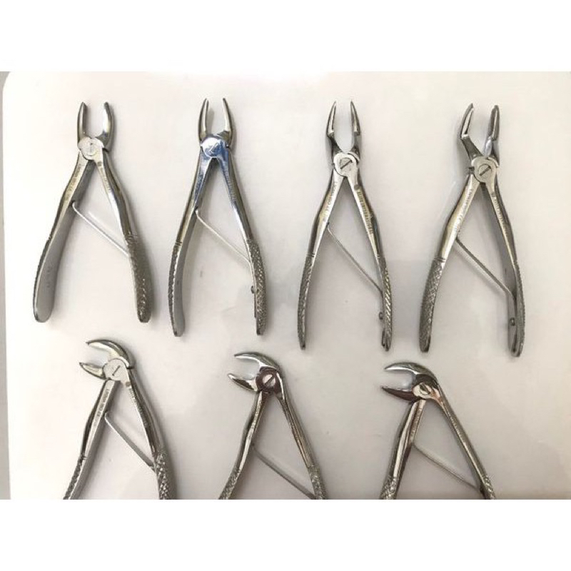 bộ 7 chiếc kìm nhổ răng trẻ em( có tách lẻ từng cây)