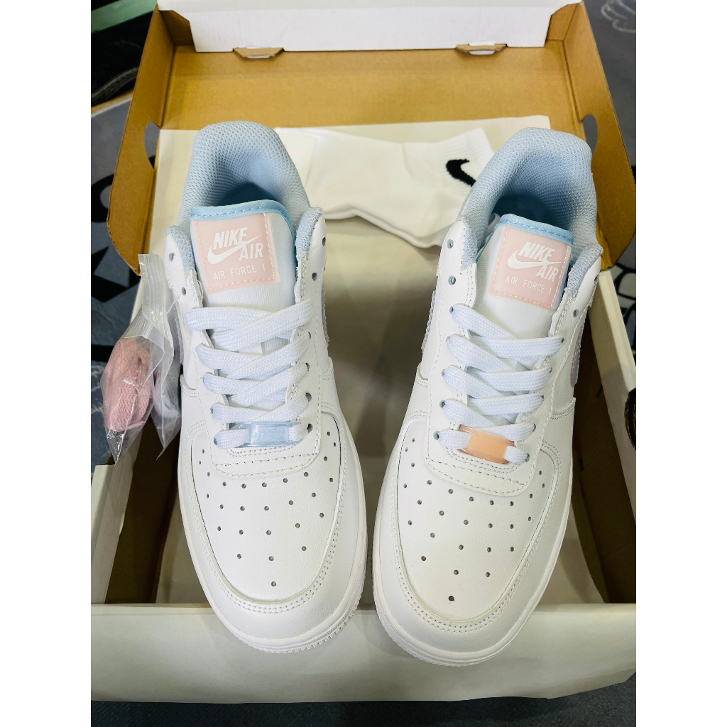 Giày Sneaker AF1 (Gót Xanh) Cao Cấp