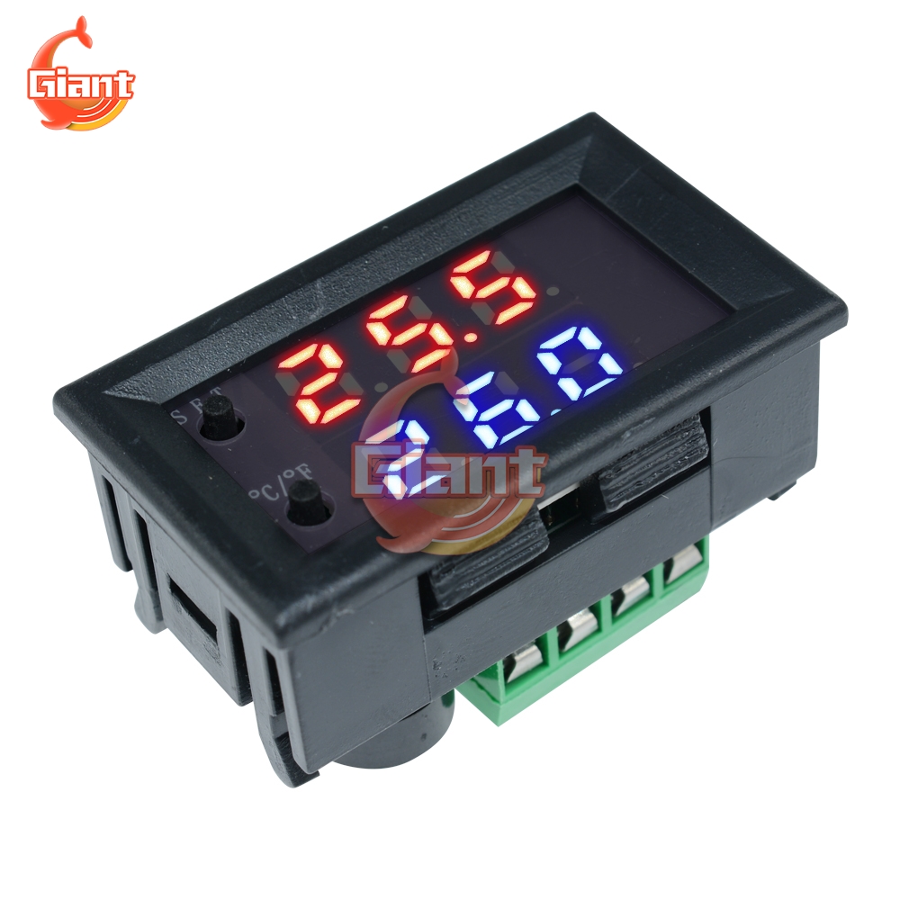 W1209WK Digital Thermostat DC 12V Temperature Controller 30cm Temp Relay Control 1M 2M NTC Temperature Sensor Waterproof Probe.