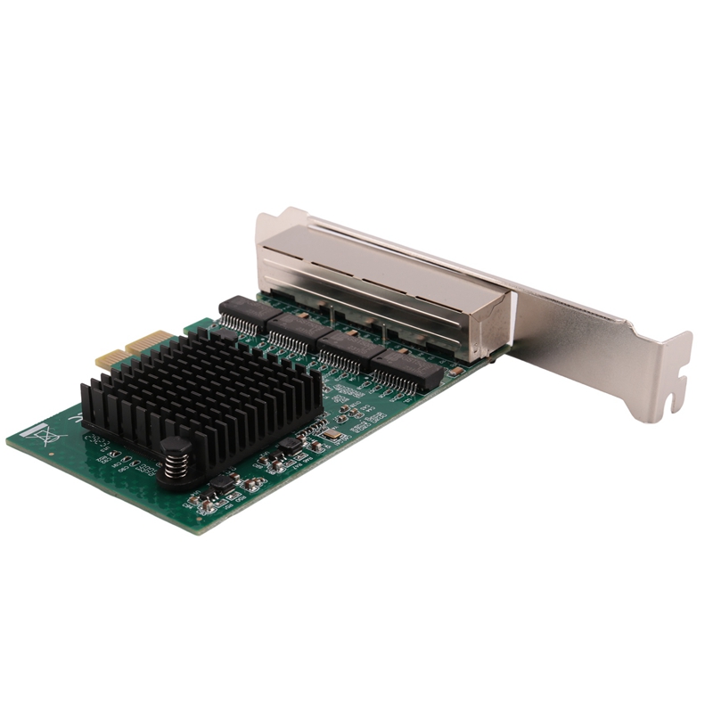 Network Cards Network/Ethernet/Lan Adapter PCI-E Network Card Realtek RJ45 Internet Ethernet Gigabit 4 Port Network Card