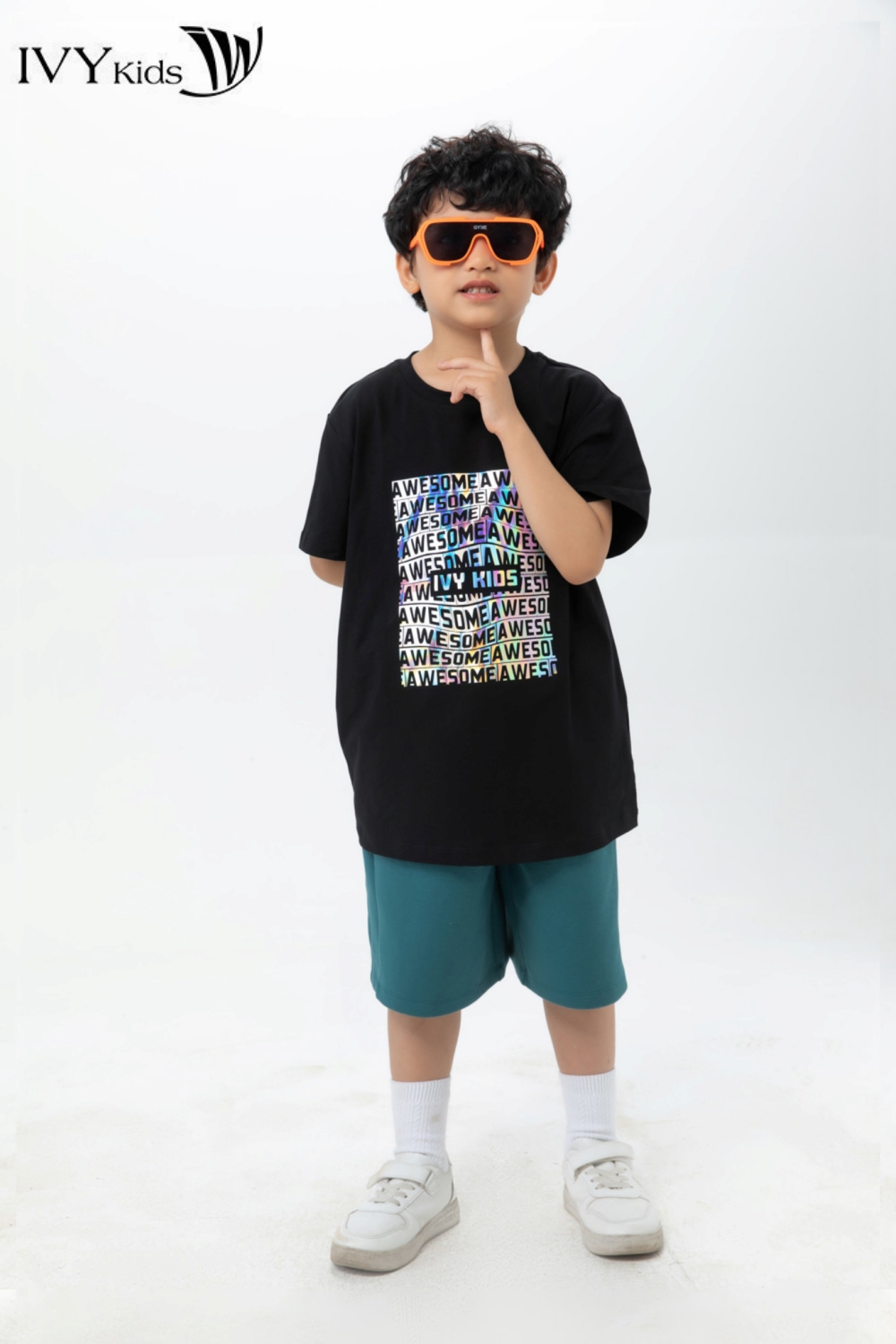 Áo thun bé trai awesome năng động ivy moda ms 57k1455