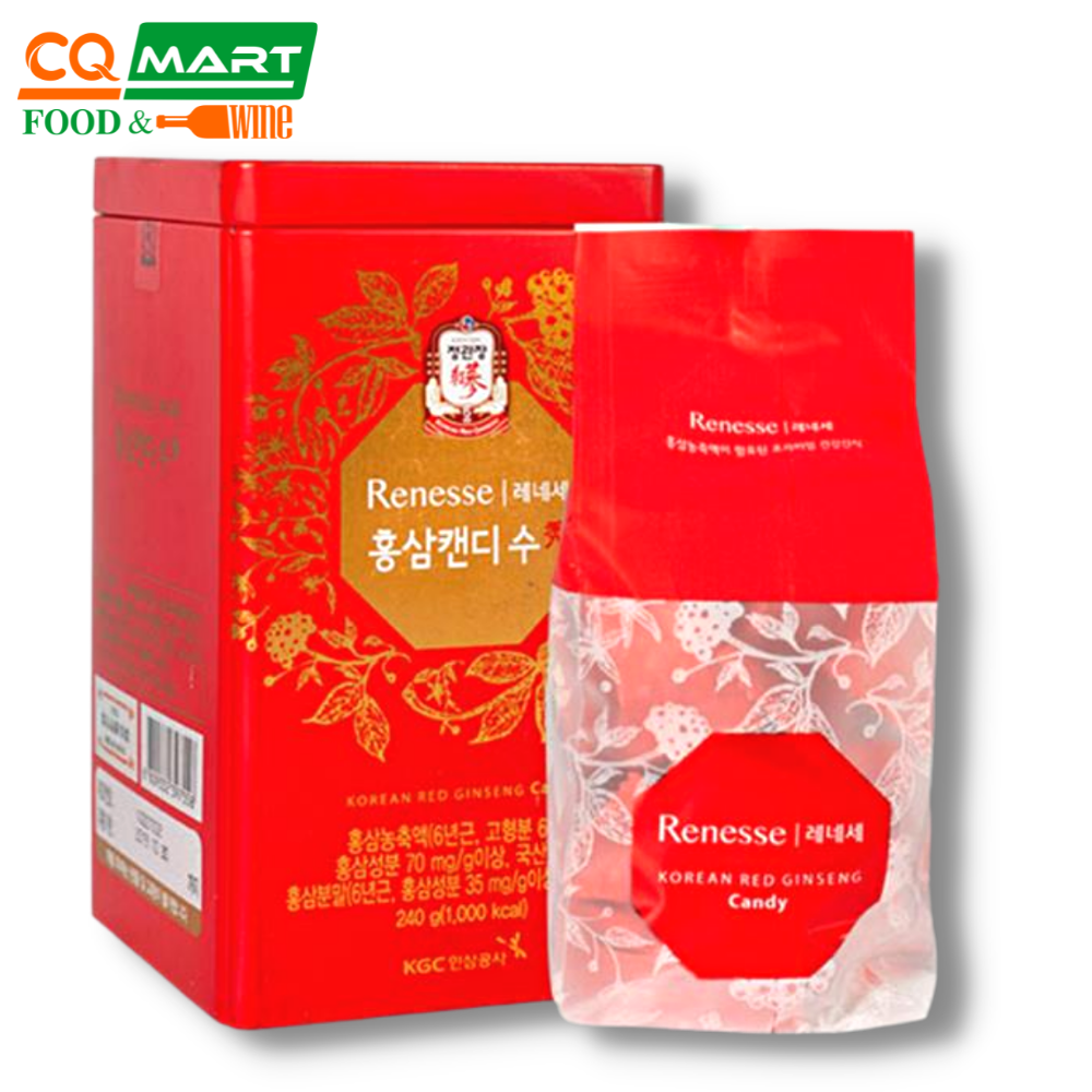 Kẹo hồng sâm Korean Red Ginseng Renesse 240g