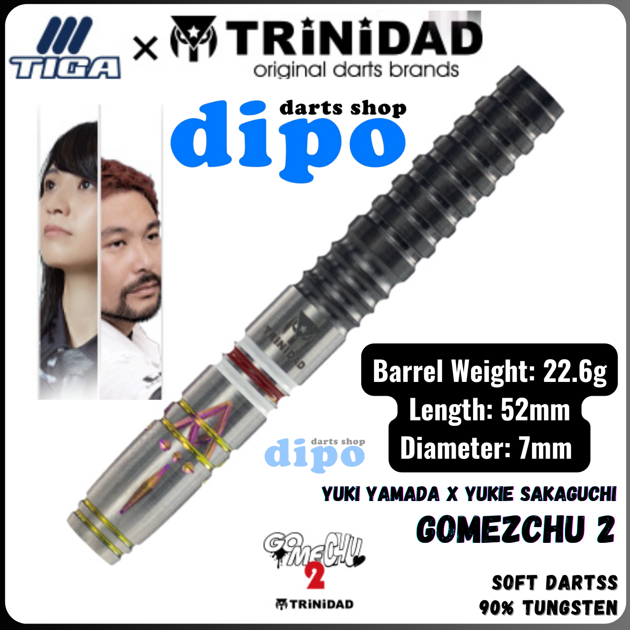 TRiNiDAD×TIGA GOMECHU2 Tiga TRiNiDAD Fusion GOMECHU2 Yuuki Yamada 坂口優希恵 Darts