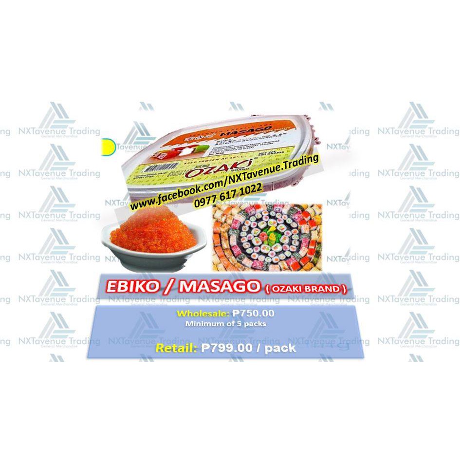 Ebikocaviarmasago Ozaki Brand 500g Via Lalamovegrab Or Mrspeedy