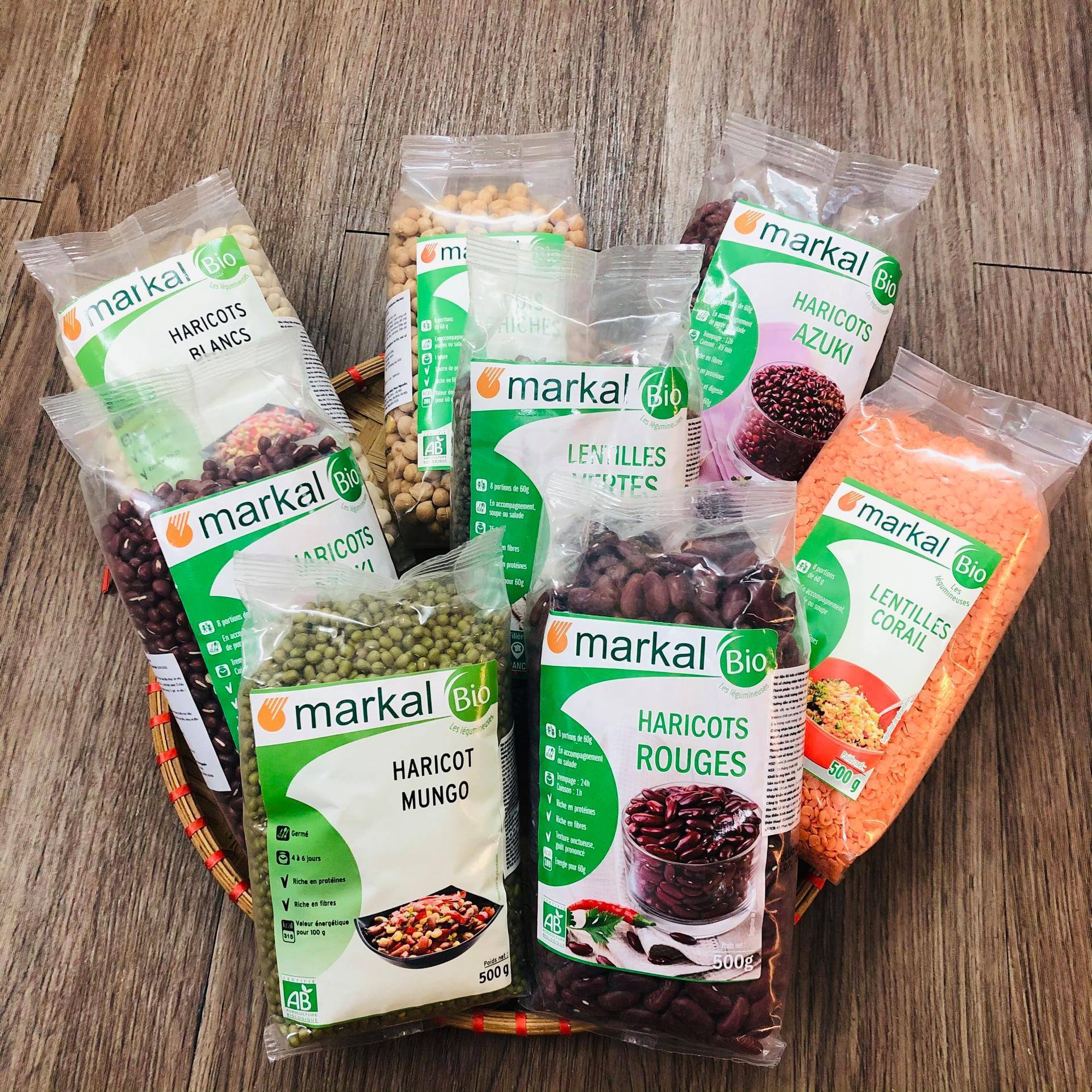 CÁC LOẠI ĐẬU HẠT MARKAL - Gói nhỏ 100gr