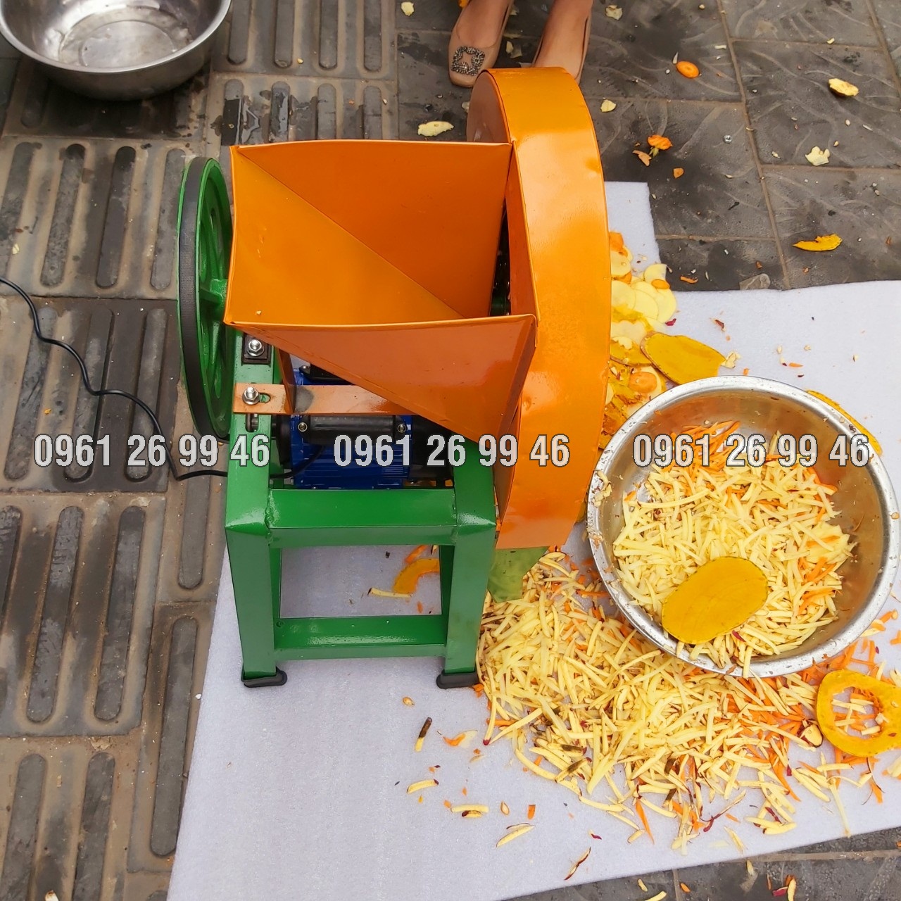 Máy thái sợi cà rốt, khoai sắn, củ cải VM T2CN75