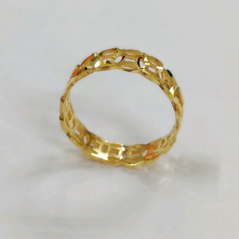 Nhẫn kim tiền đồng 1 hàng