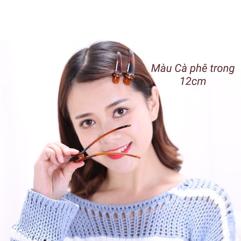 Nguyên bịch ( 6 cái) Kẹp Tóc Mỏ Vịt ( giao màu ngẫu nhiên)