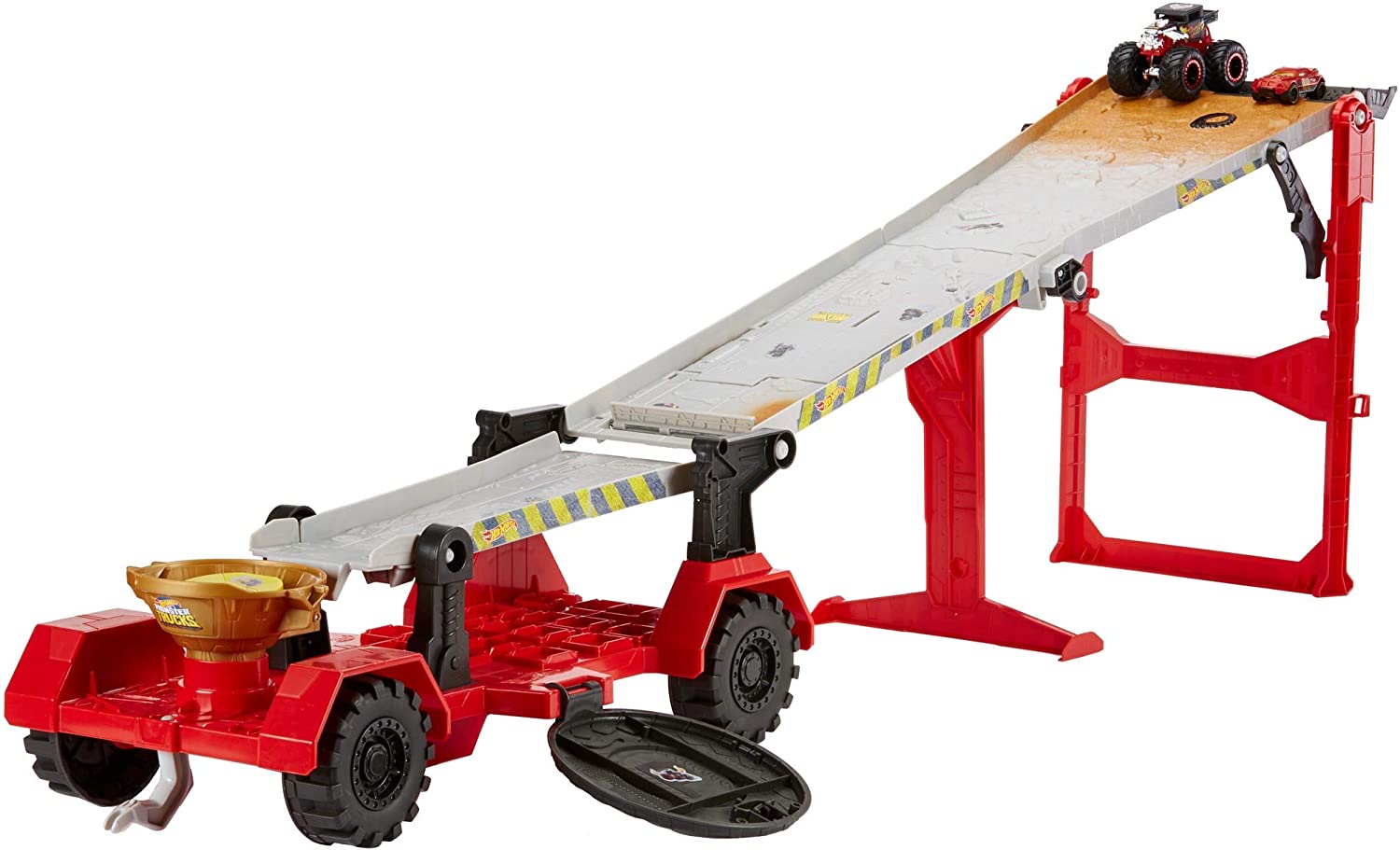 hot wheels downhill race track