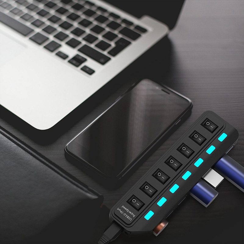 %E3%80%90EleganceWorld%E3%80%91USB%203.0%20Splitter,7%20Port%20USB%20Data%20Hub%20with%20Power%20Adapter%20and%20One%20Charging%20Port,Individual%20On/Off%20Switches%20and%20Lights%2020CB%20-%20Image%202