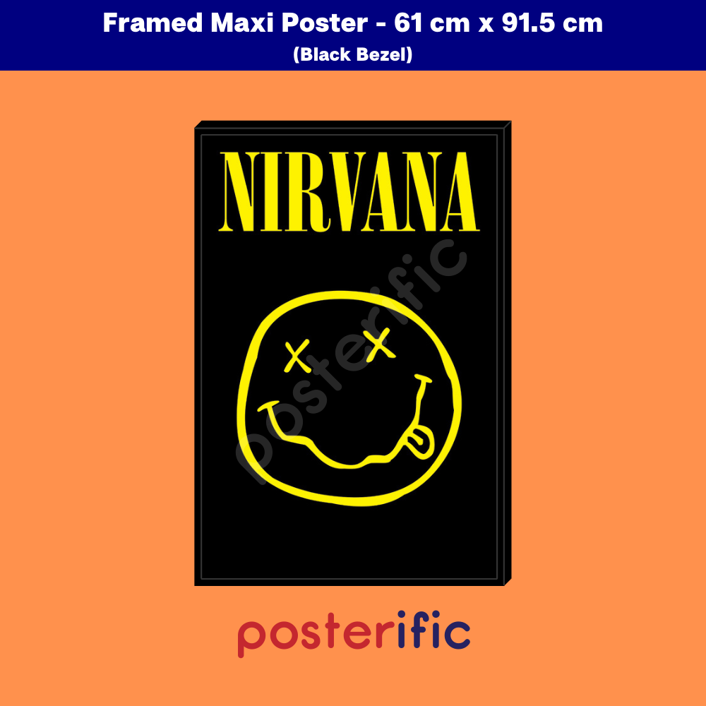 Nirvana (Smiley) - Poster (61 cm X 91.5 cm) | Lazada