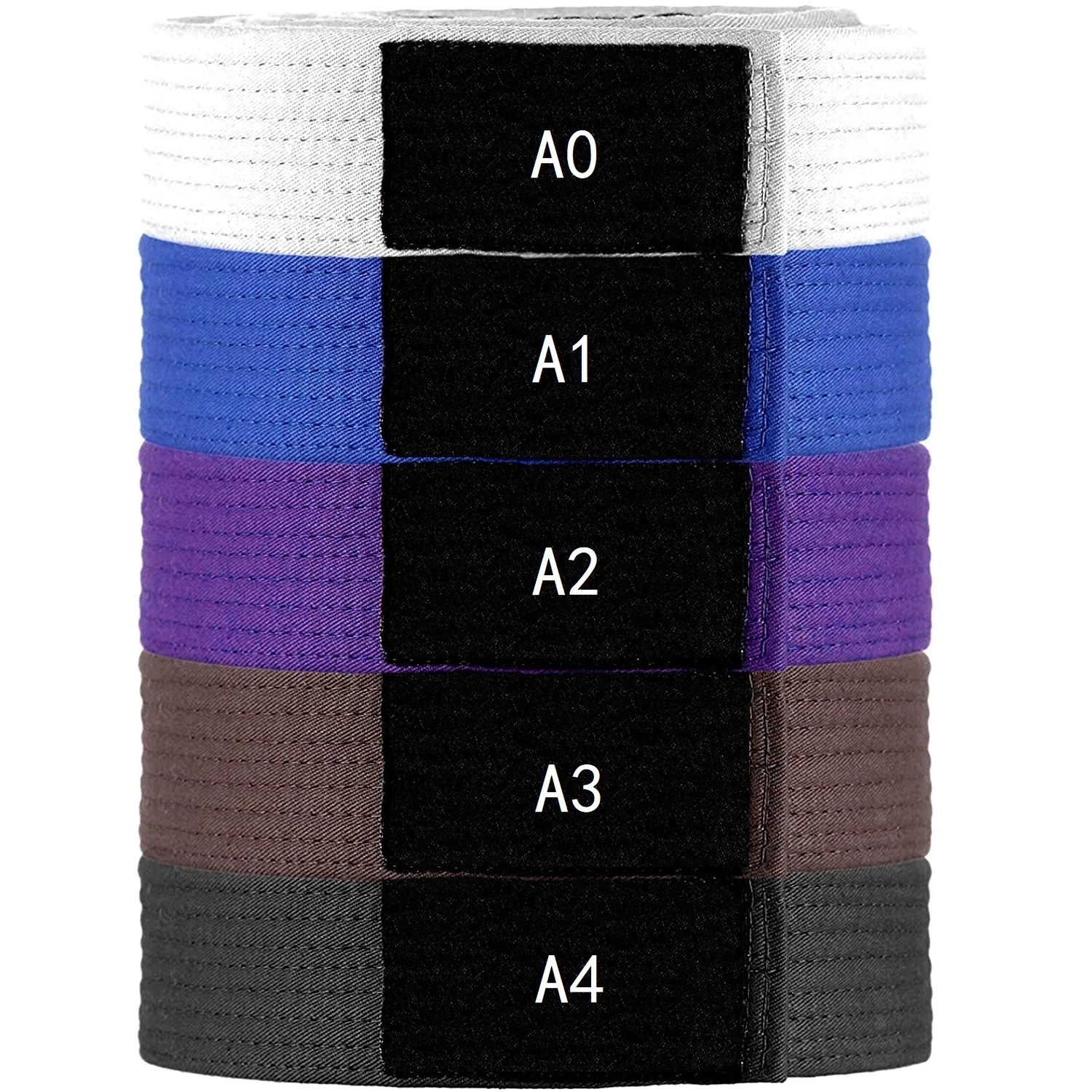 【Special offer】 New Sports Jiu Jitsu Brazilian JiuJitsu Belt BJJ Gi For Kids With Ranking Stripes Martial Arts Belts.