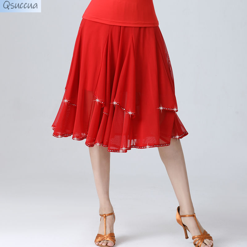 Square Dance Skirt Dance Latin Dance Half Skirt Social Dance Long Skirt