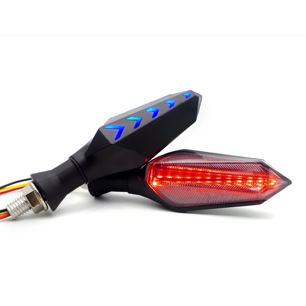 Xi nhan xe máy - Xi nhan led chạy Audi 2 mặt ( giá 1 cặp )