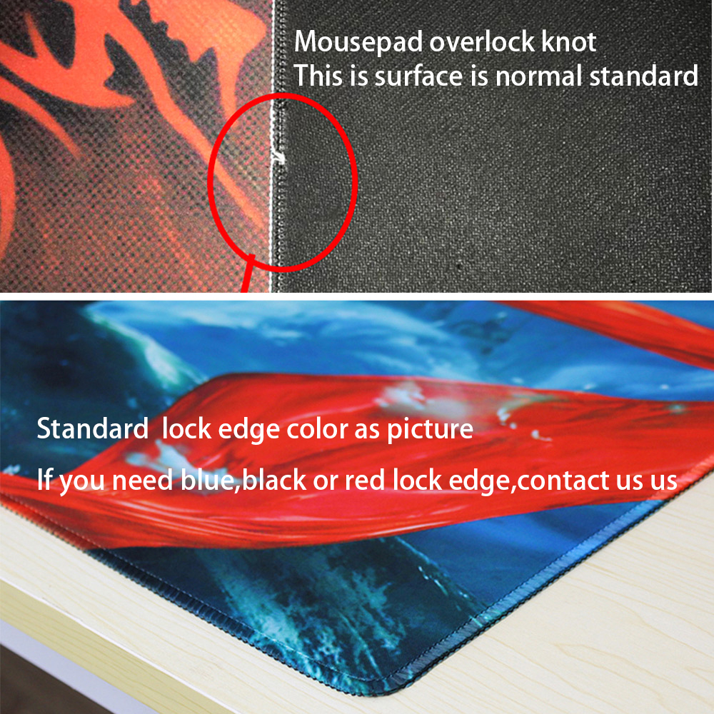 Abstract Pattern Texture Art Large Size Mouse Pad Natural Rubber PC Computer Gaming Mousepad Desk Mat Locking Edge