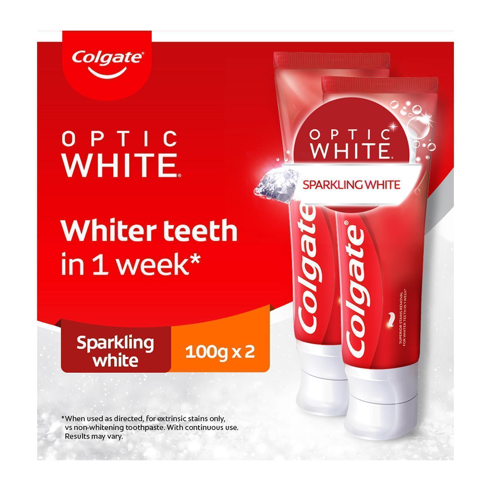 Colgate Optic White Mint Plus Mineral Whitening Toothpaste 100 G X  Valuepack Lazada Singapore