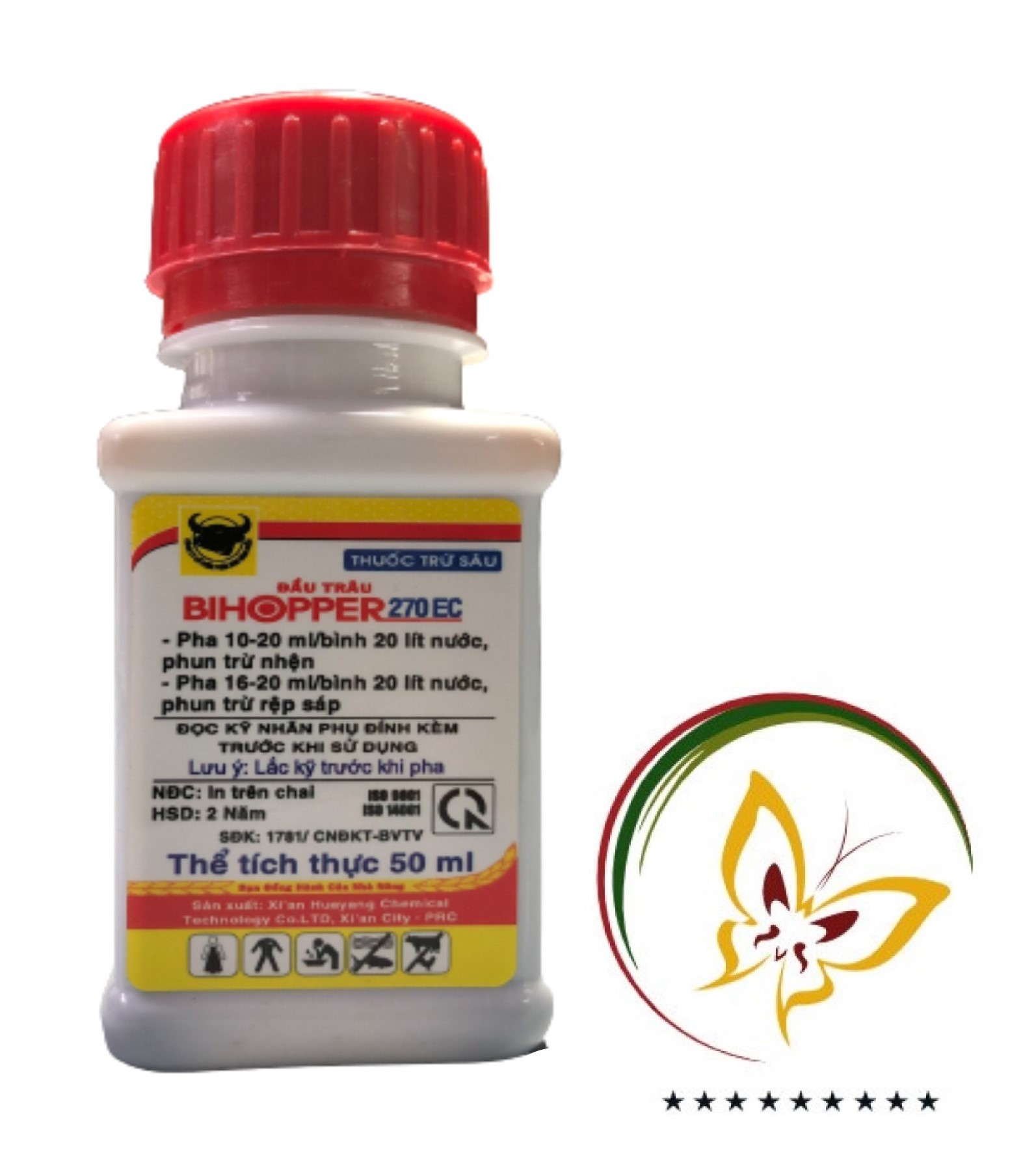Chế phẩm Sinh học trừ rệp sáp, nhện đỏ BiHopper - #014B# 50ml