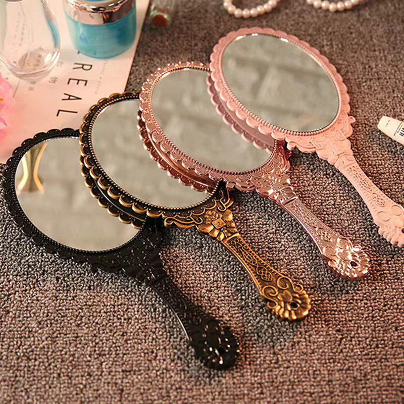 1Pcs%20Portable%20Vintage%20Makeup%20Mirror%20Hand%20Hold%20Oval%20Round%20Mirror%20Noble%20Restore%20Ancient%20Ways%20Court%20Mirror%20Beauty%20Tool%20Kengding%20-%20Image%203