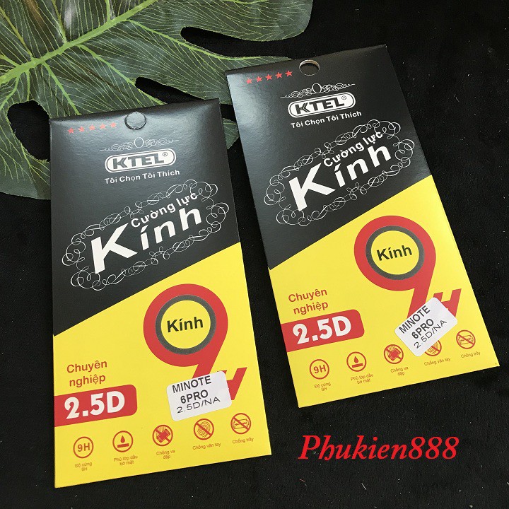 Miếng dán kính cường lực Xiaomi Redmi Note 6 Pro Glass 9H