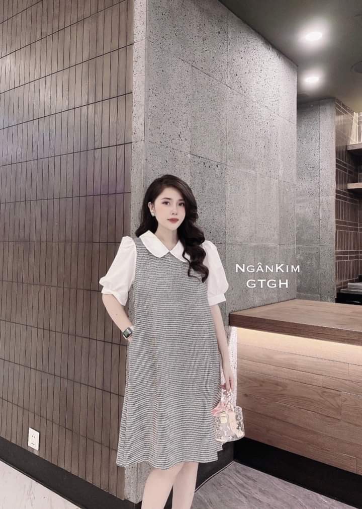 [FREESHIPMAX] váy bầu thiết kế, đầm bầu công sở