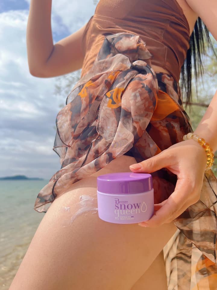 Tẩy thâm đen Bootchy White Snow Queen Extra Body Cream Thái Lan