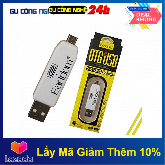 Đầu đọc thẻ điện thoại đa năng earldom et-0t05 androi -dc2829