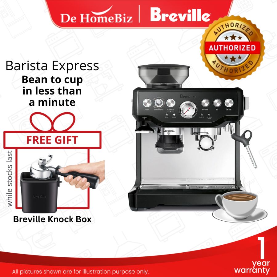 BREVILLE BES870SLQ Barista Express Espresso Coffee Machine for