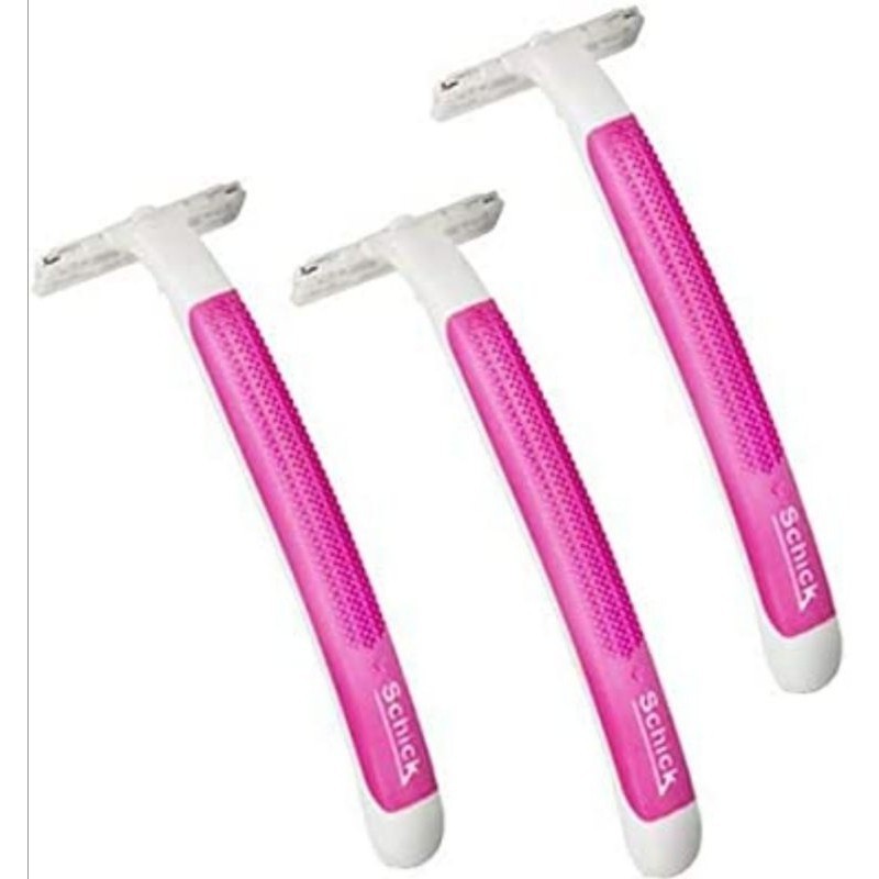 [Vỉ 2 Tặng 1] Dao Cạo Schick Dùng 1 Lần Dành Cho Nữ Exacta2 2+1S