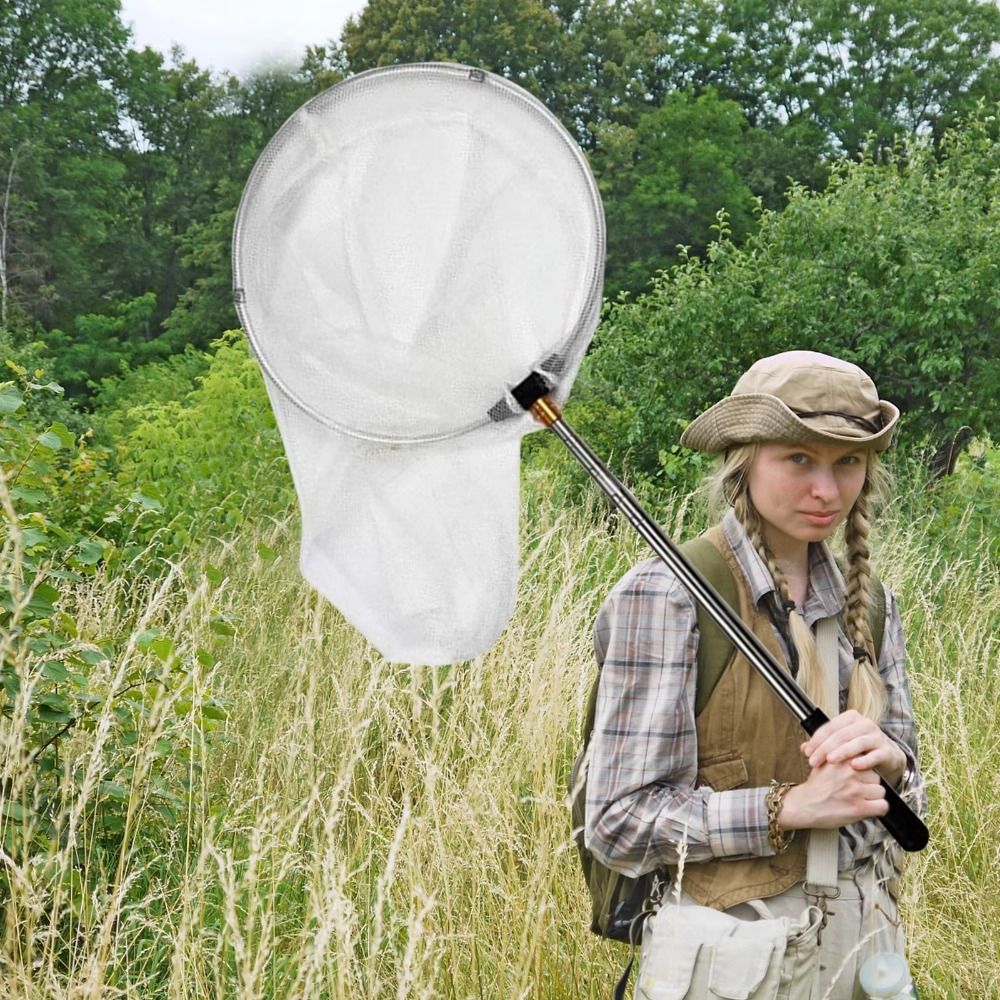 Easy To Carry Butterfly Net Flying Animals Capture Net Stainless Steel ...