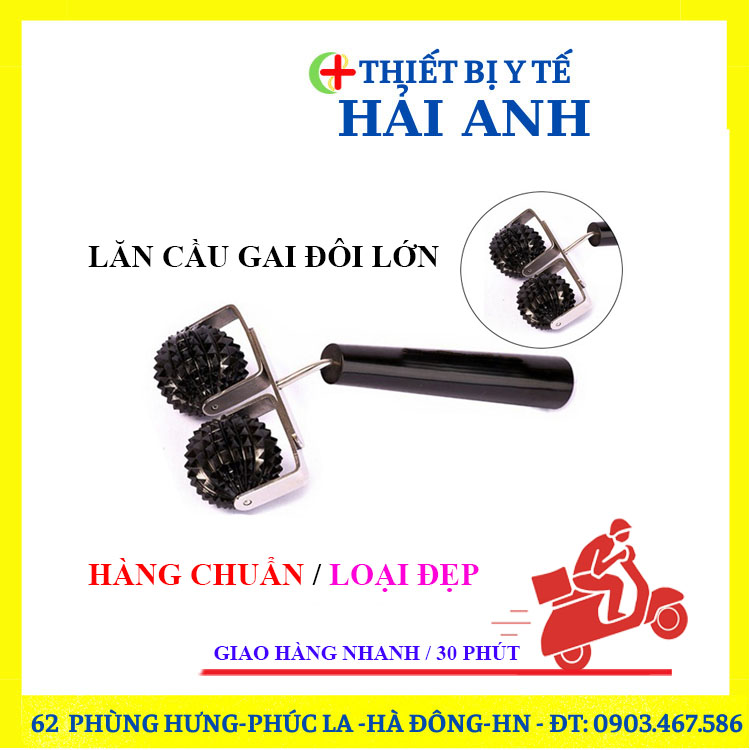 Lăn cầu gai đôi lớn hàng đẹp - dụng cụ diện chẩn