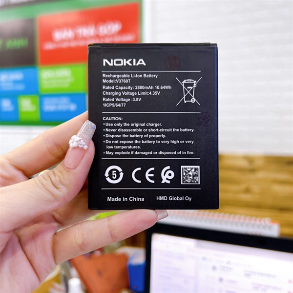 [ ẢNH THẬT ] Pin Nokia C2 / V3760T hàng như hình