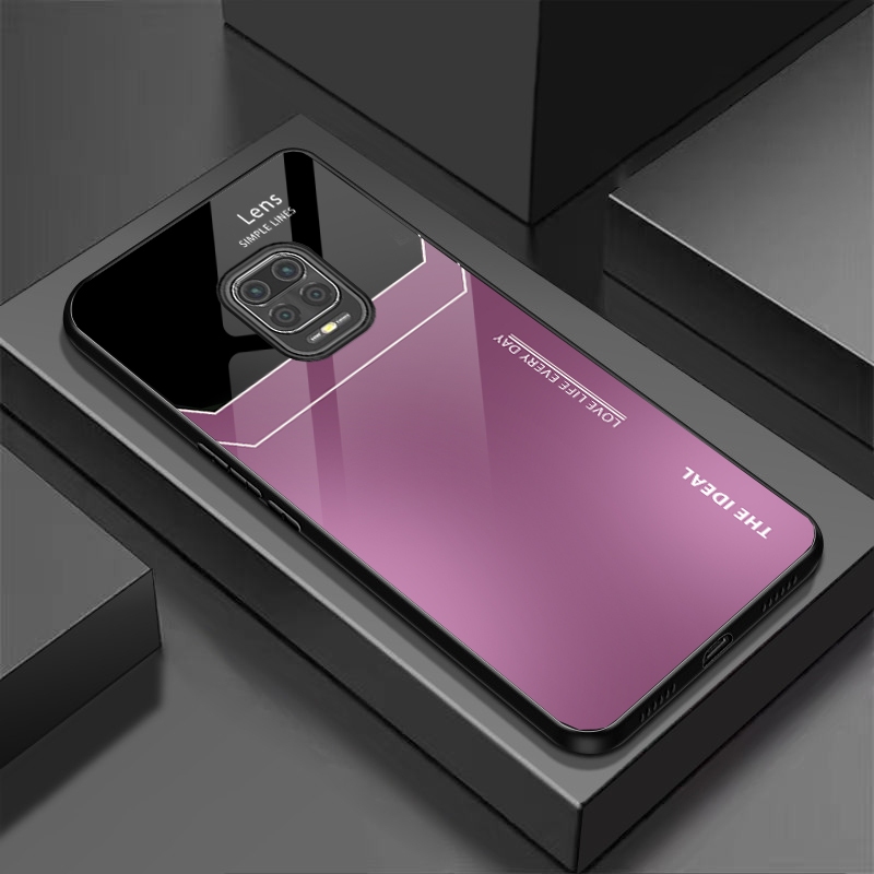 Ốp Lưng XIAOMI NOTE 9, NOTE 9S, NOTE 9 PRO Mặt lưng kính, chống sốc, thiết kế riêng