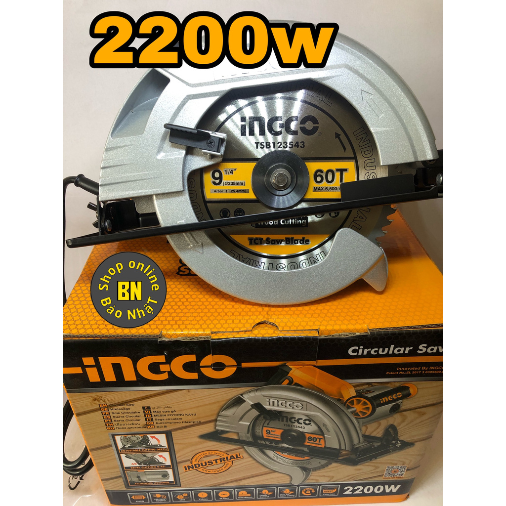 Máy cưa gỗ INGCO 2200w CS2358 [Chính hãng] -SHINSTORE