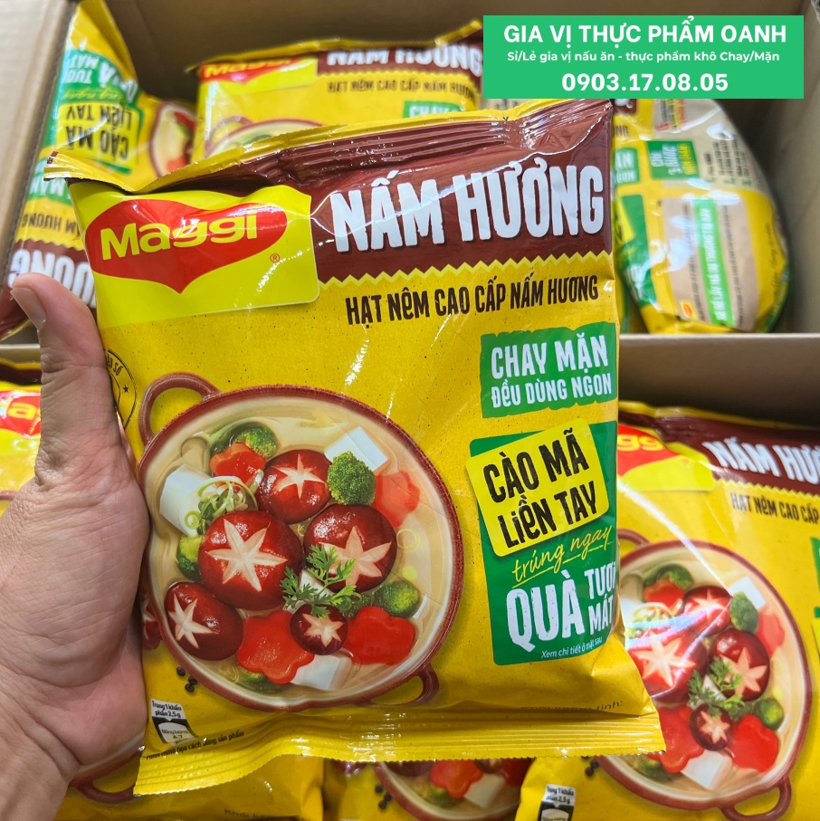 [Chay/mặn]Hạt nêm nấm hương chay Maggi (450gr)