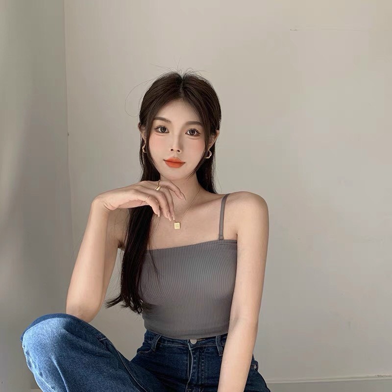 HOT ÁO THUN GÂN 2 DÂY BASIC SIÊU QUYỂN RŨ