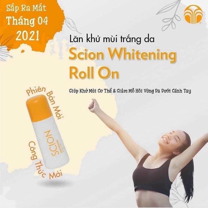 Lăn Khử Mùi Scion Whitening Roll On 75ml