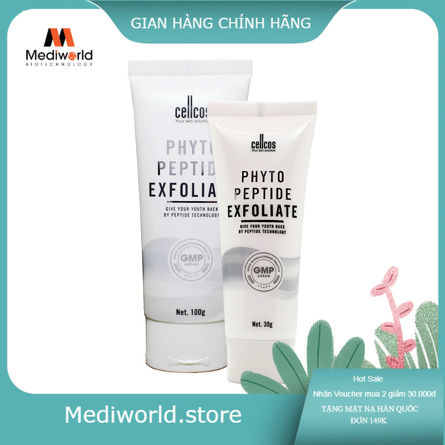 (Sỉ Spa) Tẩy tế bào PHYTO PEPTIDE EXFOLIATE MEDIWORLD 100g