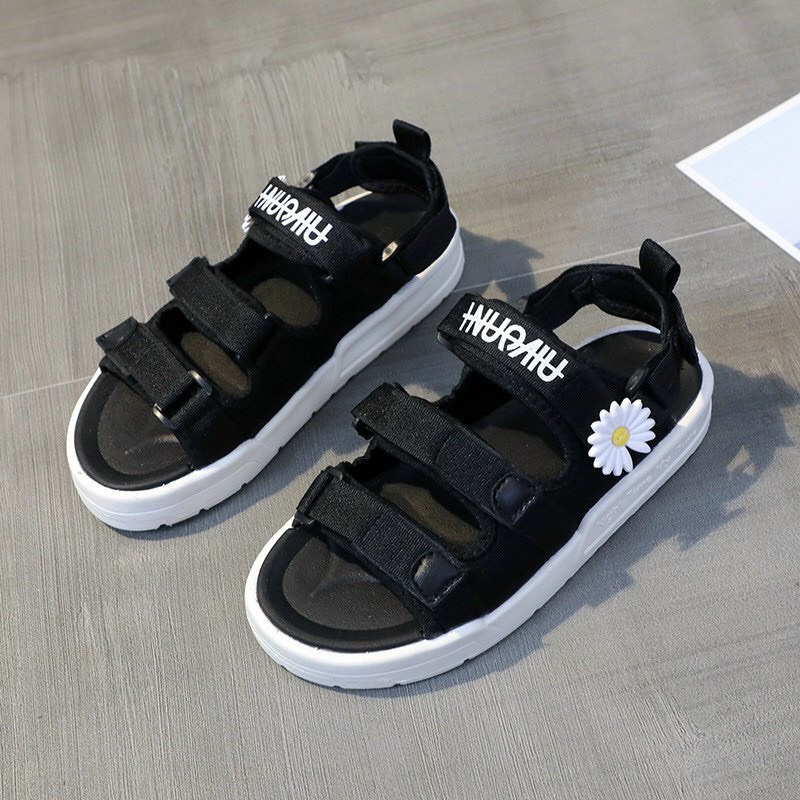 Giày sandal đế cao bông hoa  xinh xắn